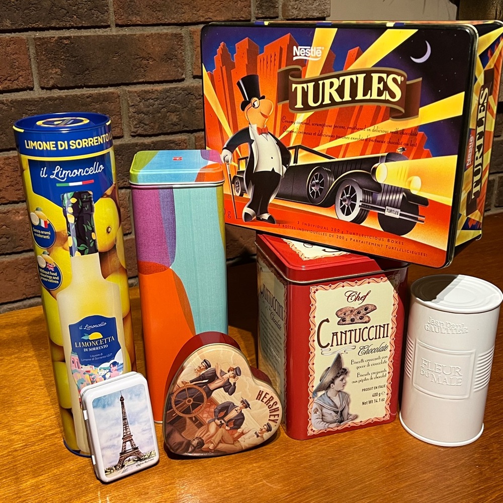 Decorative storage Tin Box Set